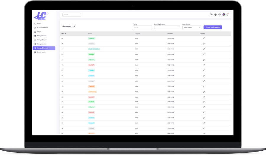 Loadchamp TMS platform